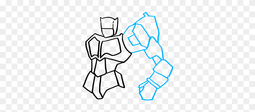 How To Draw Optimus Prime From Transformers - Cartoon Clipart