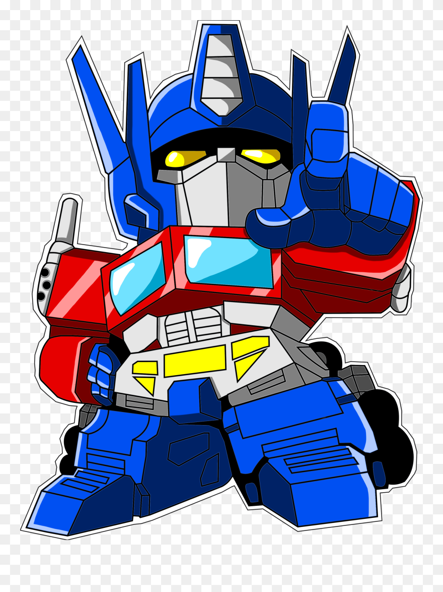 Goddessmechanic 338 42 Optimus Prime Chibi By Kayraitzayana - Optimus Prime Transformers Cartoon Clipart