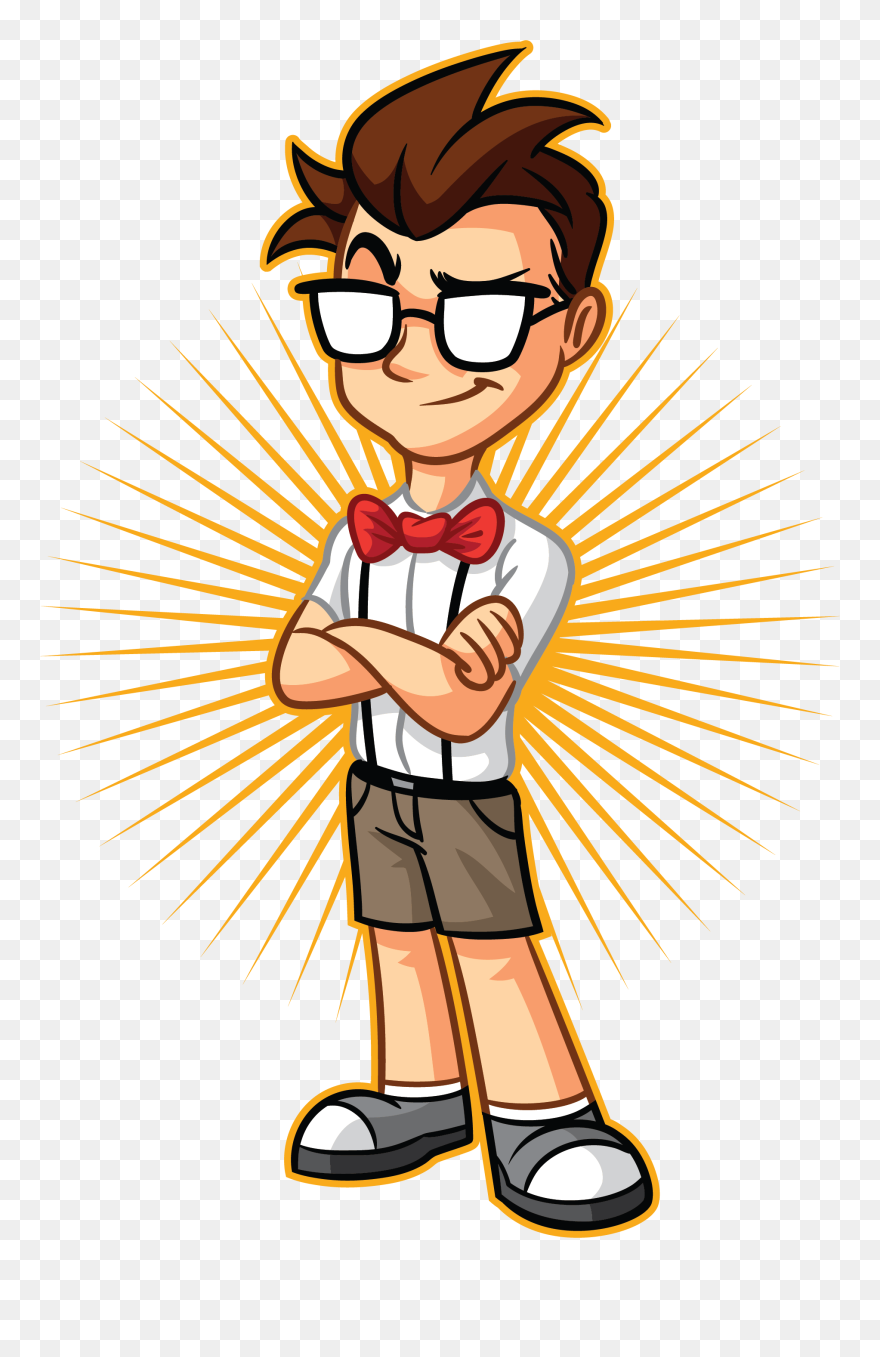 Cartoon Geek Nerd Clipart