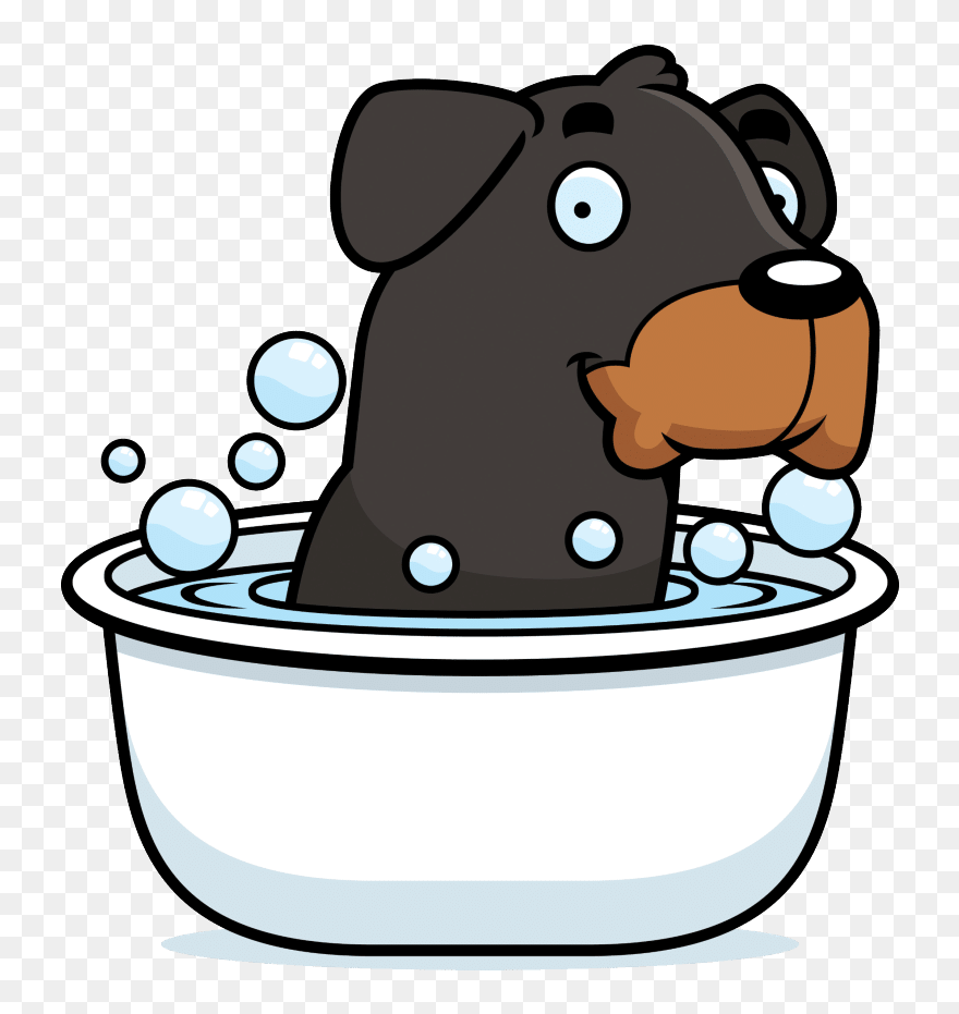 Do Rottweilers Swim - Rottweiler Pooping Clipart