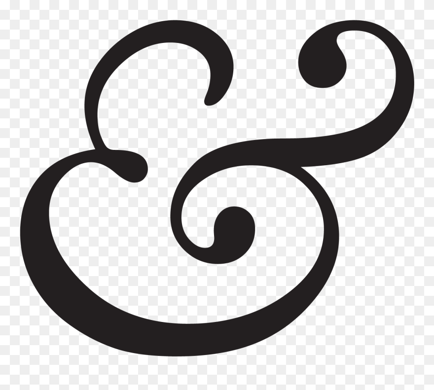 Ampersand Baskerville Typographic Ligature Typography - Ampersand Transparent Background Clipart