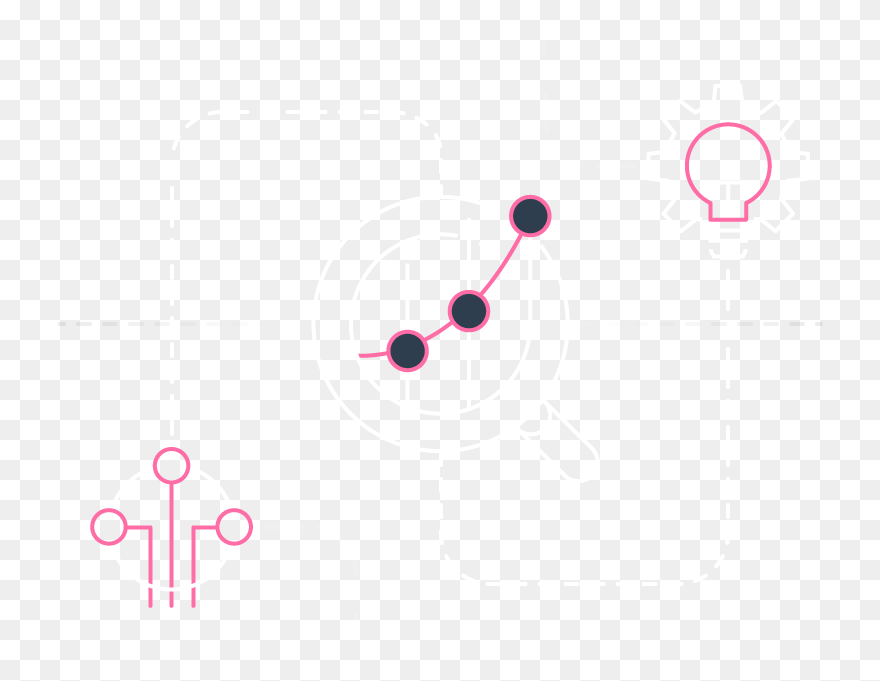 Bigdata Illustration White - Graphic Design Clipart