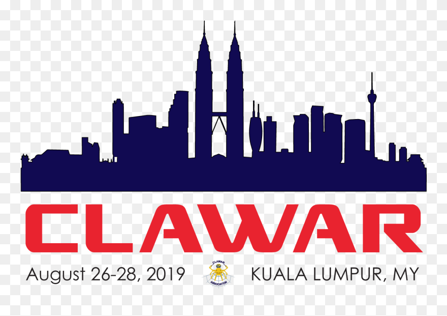 Welcome To Clawar 2019 - Kuala Lumpur City Skyline Silhouette Clipart
