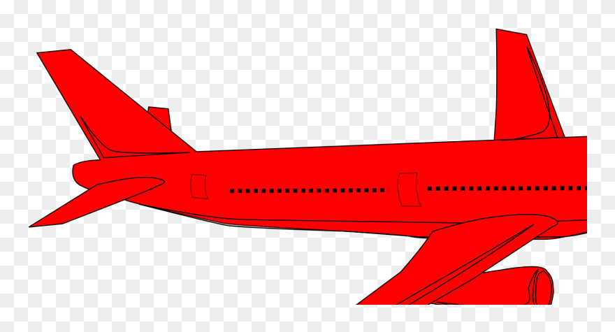 Black And White Plane Clipart