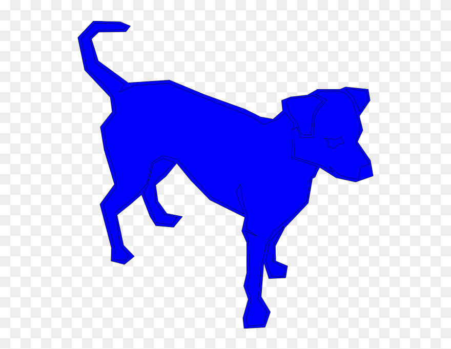 Dog Blue Png Icons - Dog Clipart Blue Transparent Png