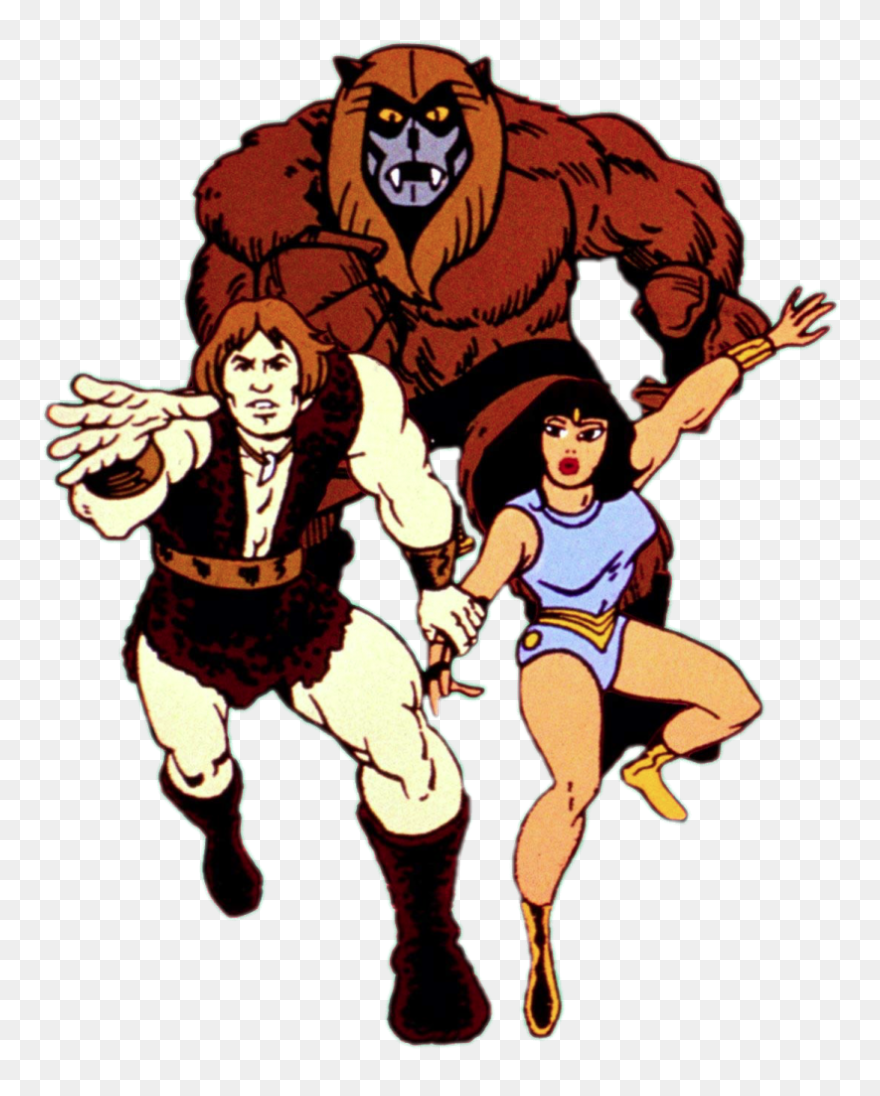 Thundarr Ookla And Princess Ariel - Thundarr The Barbarian Clipart