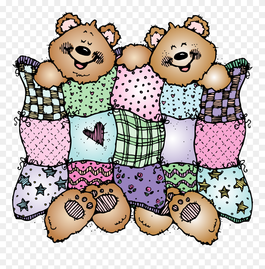Valentines Day Sleepover Clipart - Stuffed Animal Sleepover Clipart - Png Download