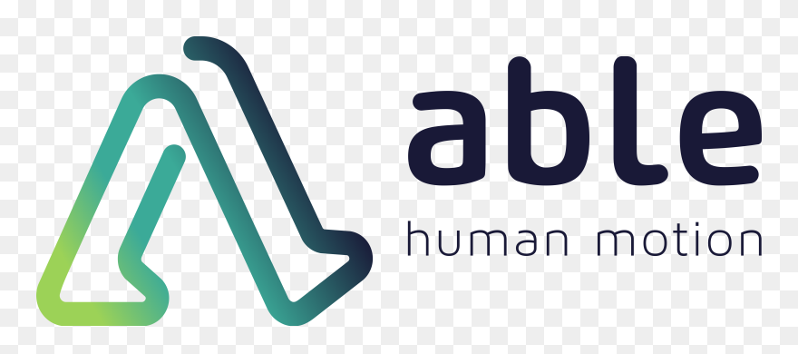 Able Human Motion Logo Clipart