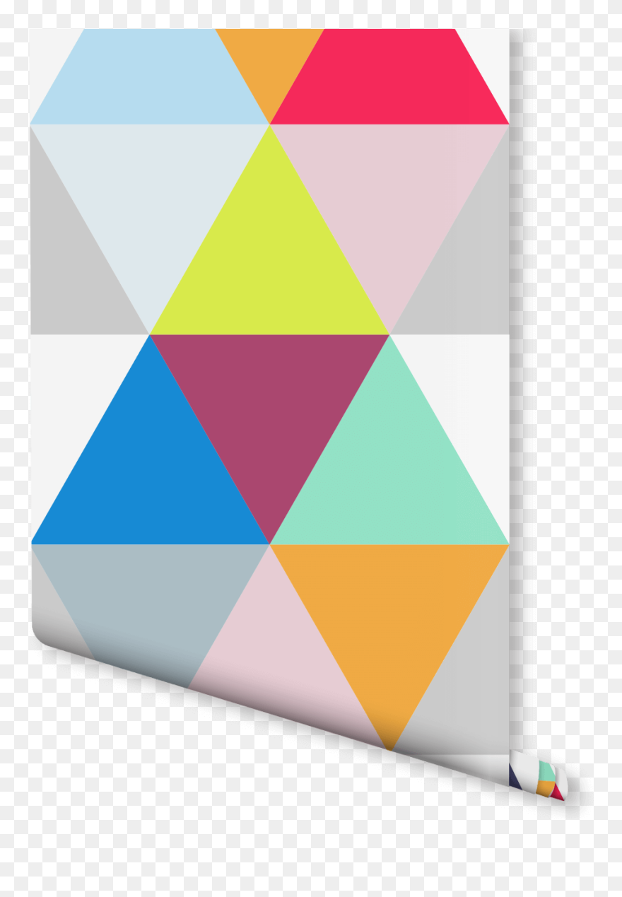 Bright Colour Triangle Clipart