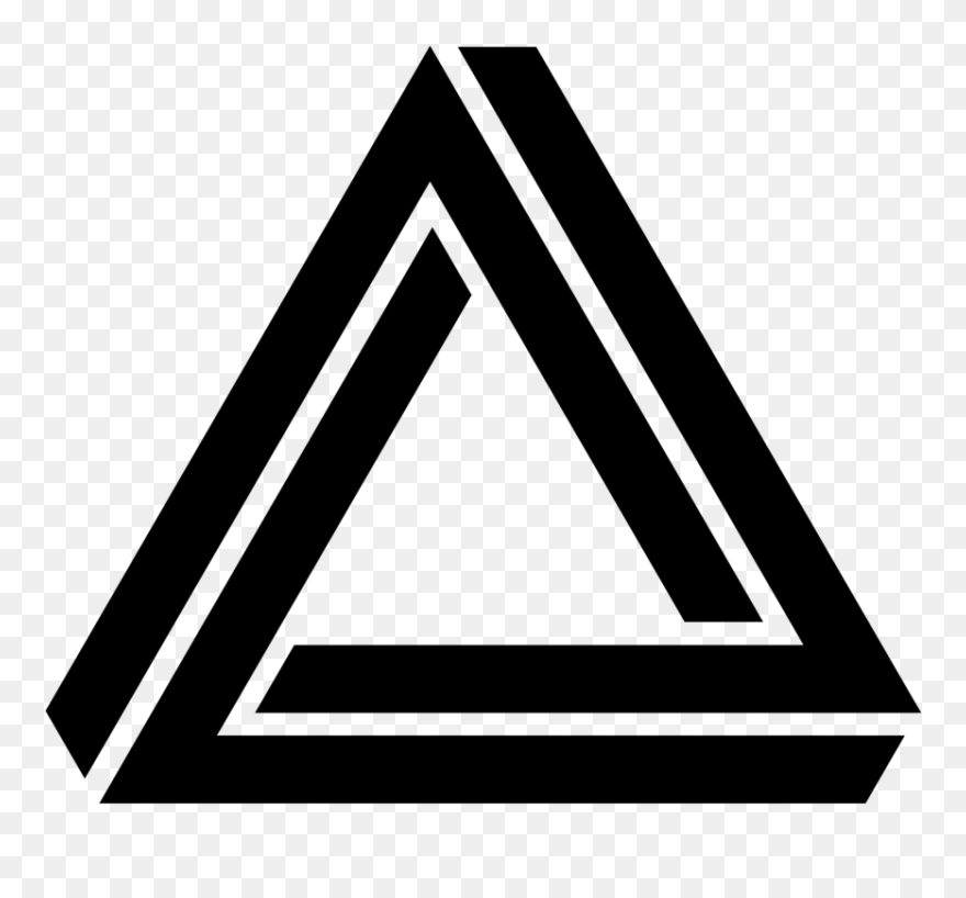 19 Triangles Vector Blank Huge Freebie Download For - Penrose Triangle Png Clipart