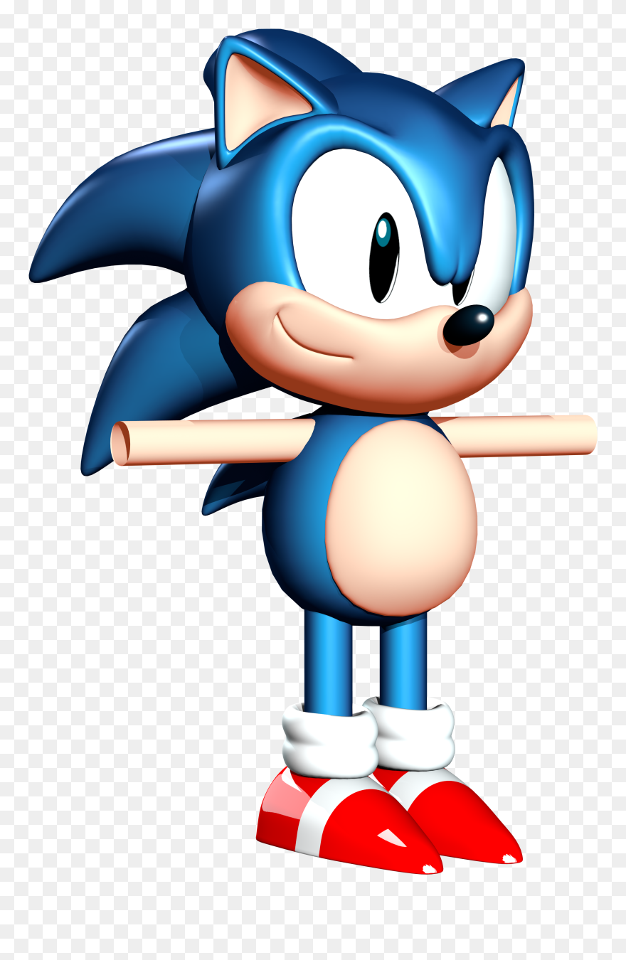 Sonic 3d Blast Model Clipart