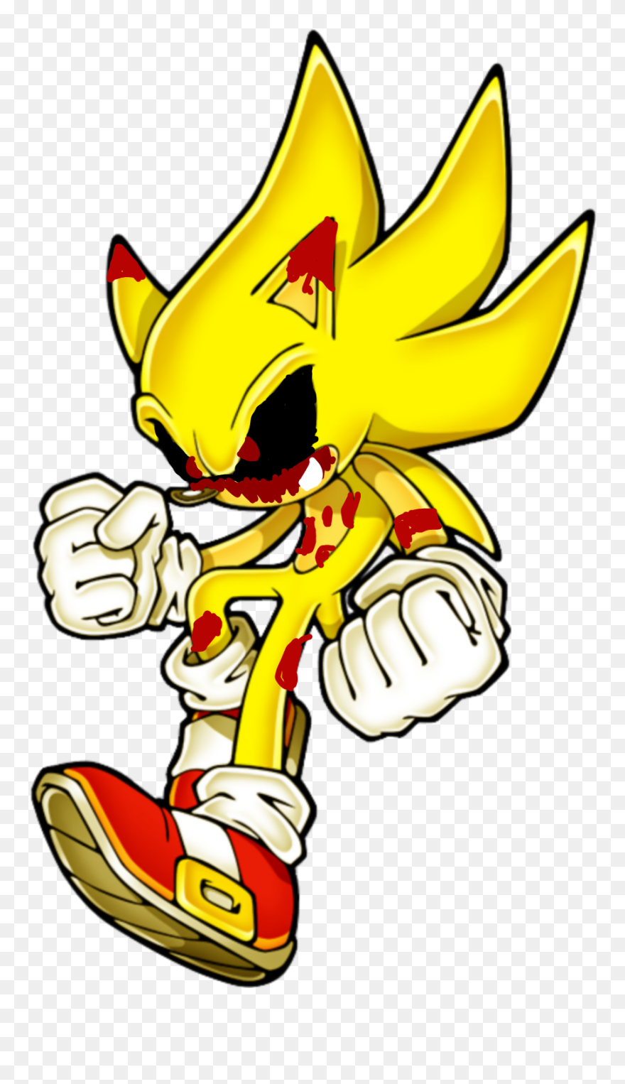 #super Sonic Exe - Super Sonic Sonic Adventure Art Clipart