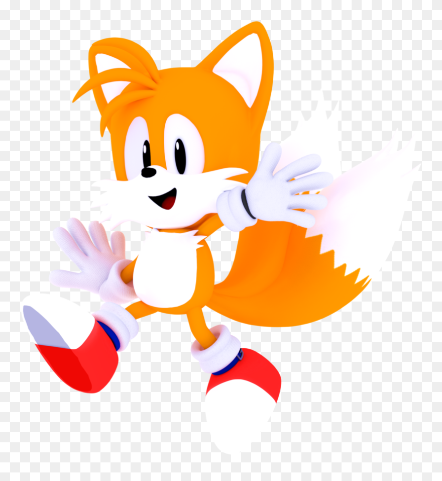 Free Download Tails Clipart Tails Sonic Lost World - Classic Sonic Mania Tails - Png Download