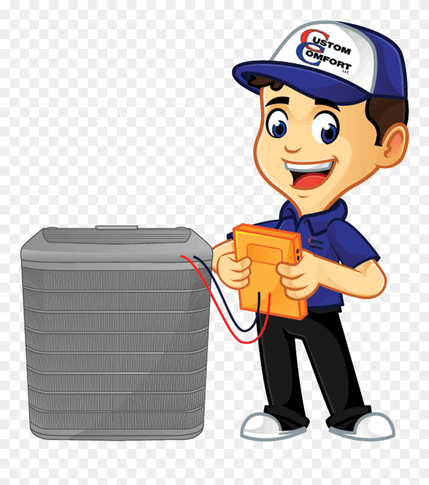 Transparent Air Conditioning Repair Clipart - A C Unit Clipart - Png Download