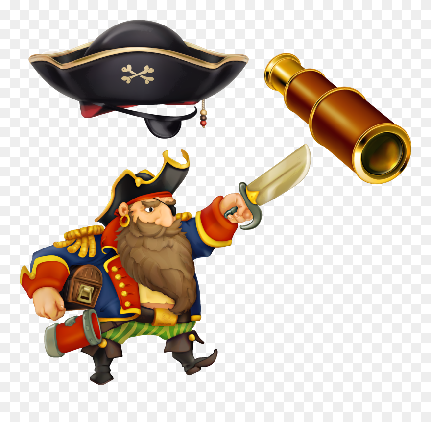 Cartoon Piracy Pirates Of The Caribbean Illustration - Cartoon Pirates Of The Caribbean Drawing Clipart