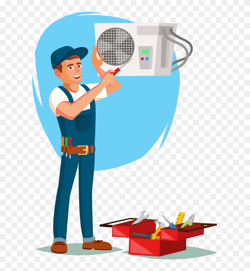 Air Conditioning Repairs Vectors Clipart