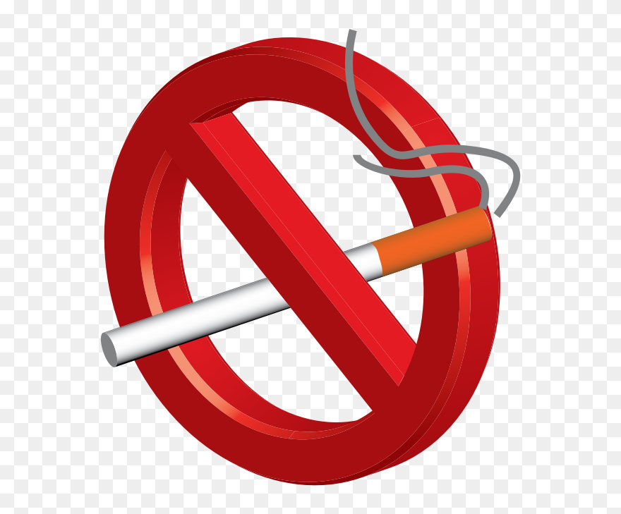 Smoking Clip Art - No Smoking Gif Transparent Background - Png Download