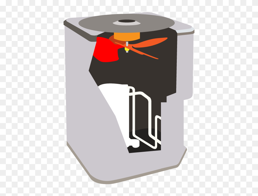 Condenser Fan Motor - Illustration Clipart