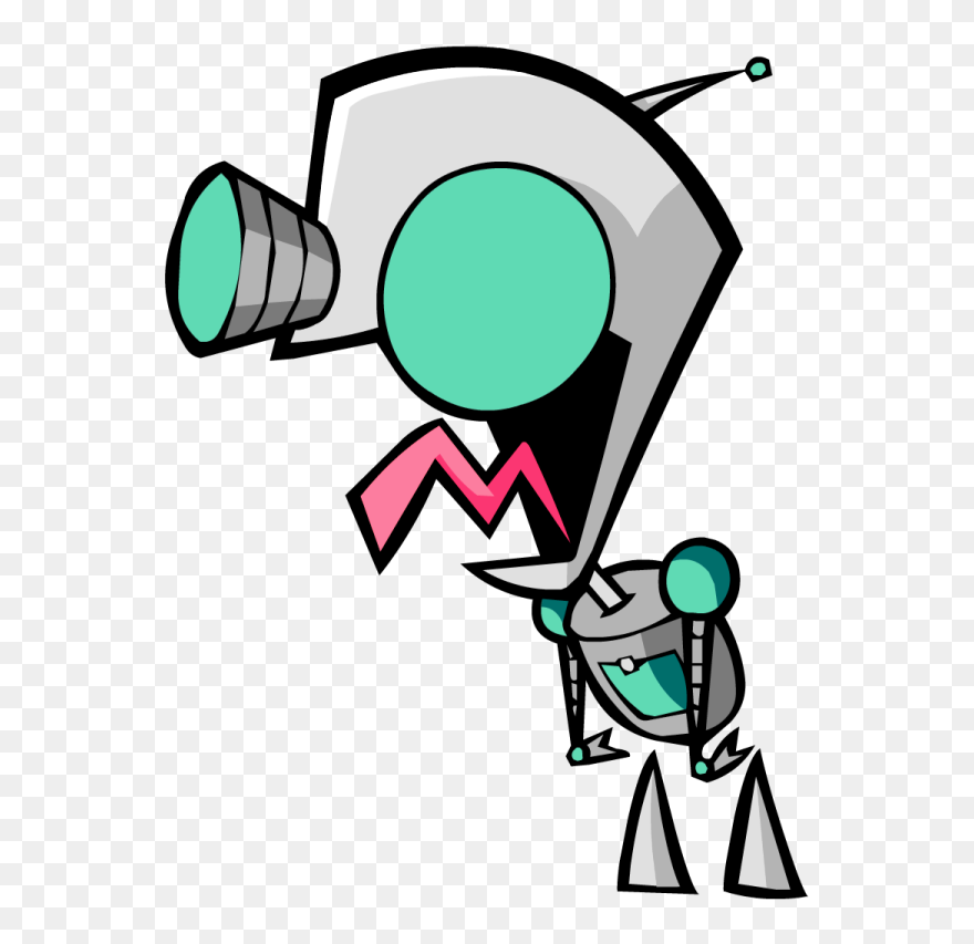 Gir Open Mouth-plu232 - Gir Invader Zim Vector Clipart