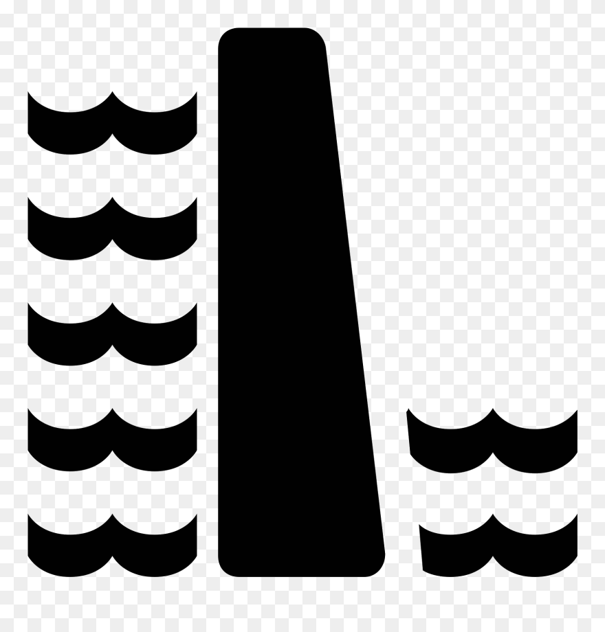 Dam Icon Clipart