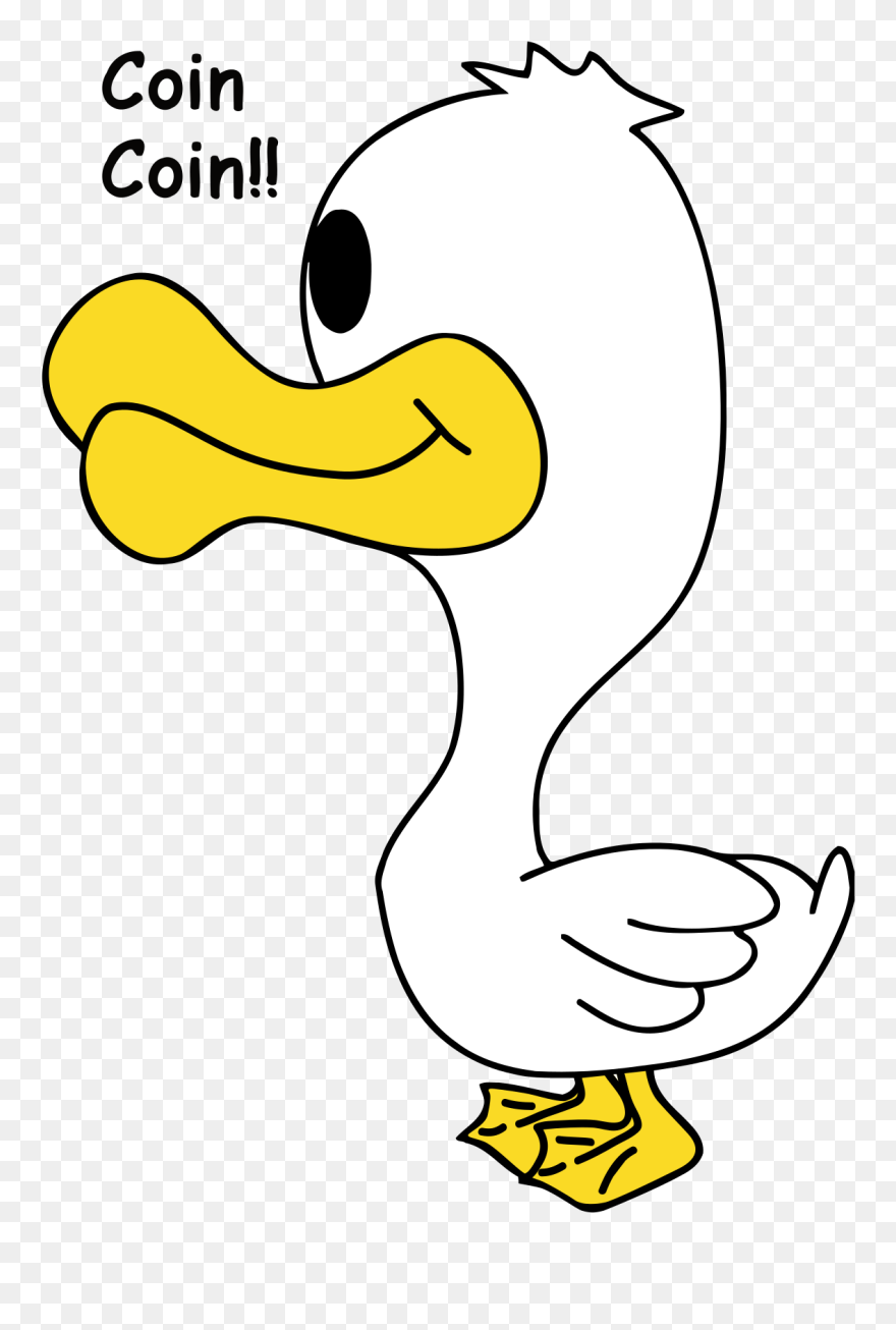 Canard Coin Coin Clipart - Png Download