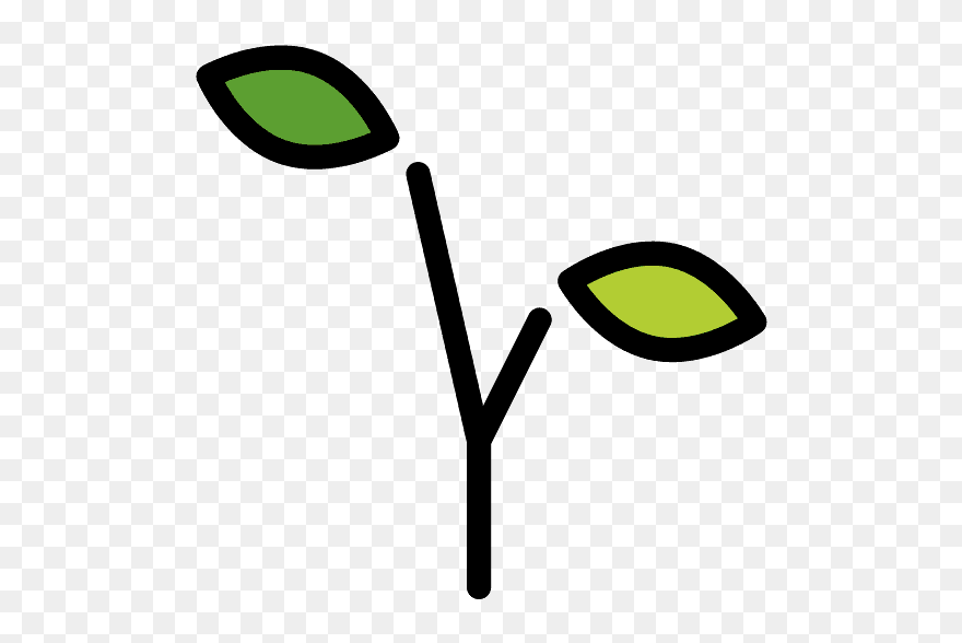 Seedling Emoji Clipart - Png Download