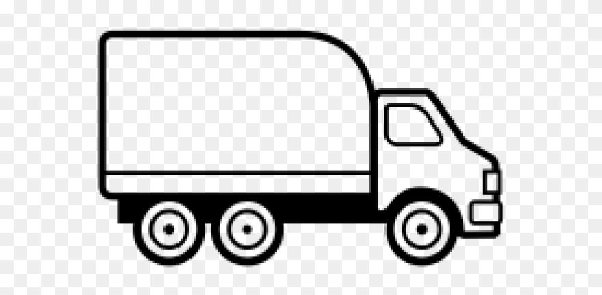 Cartoon Transparent Delivery Truck Clipart