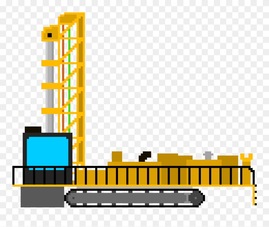 Pixel Drill Rig Clipart (#5704577) - PinClipart