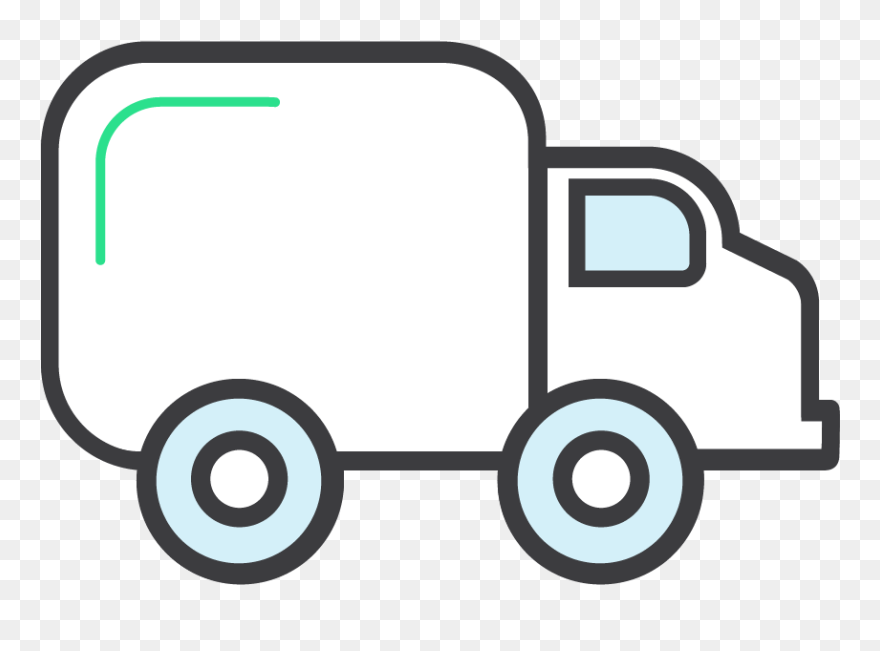 Free Shipping Returns - Truck Clipart