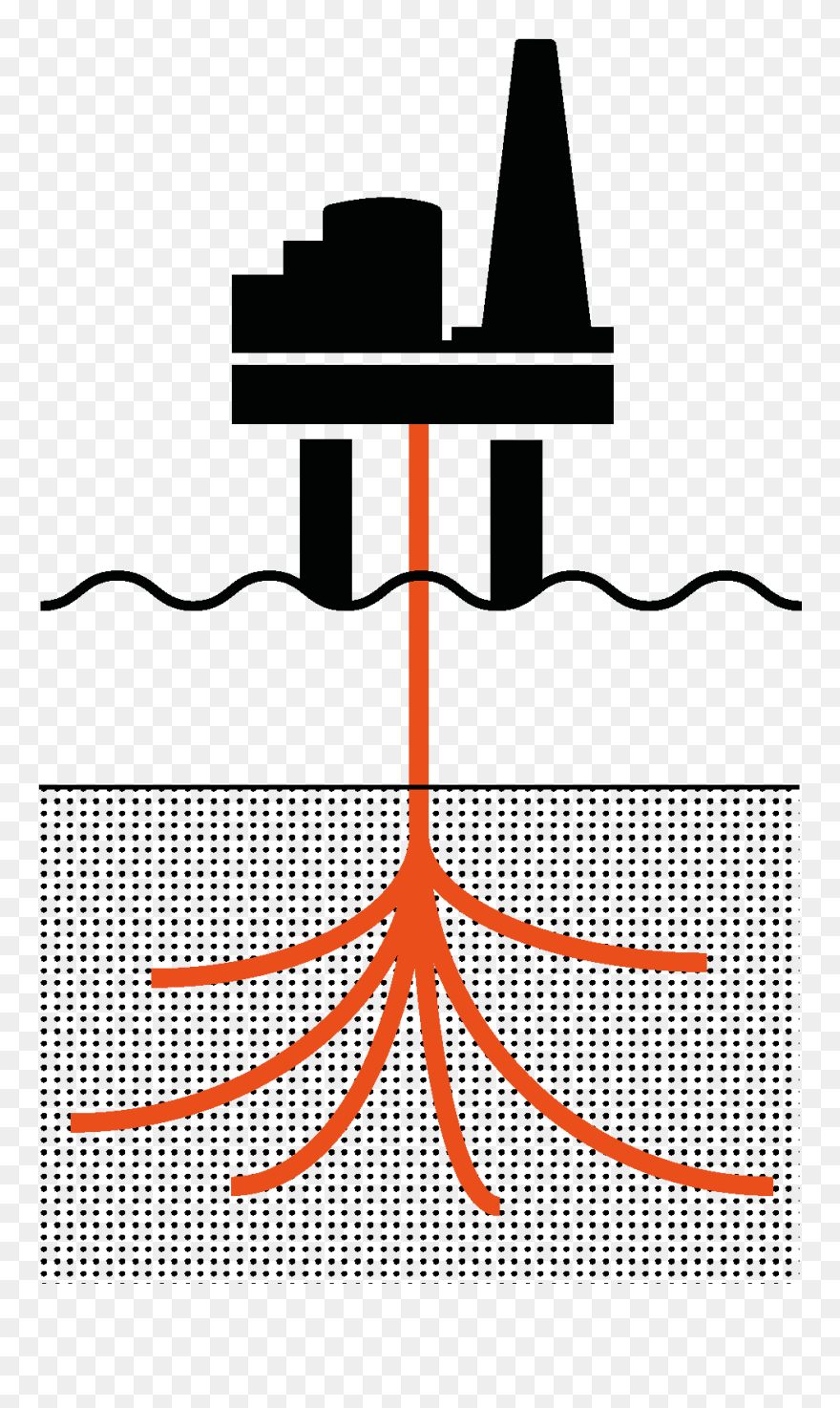 Well Trajectory Icon Clipart