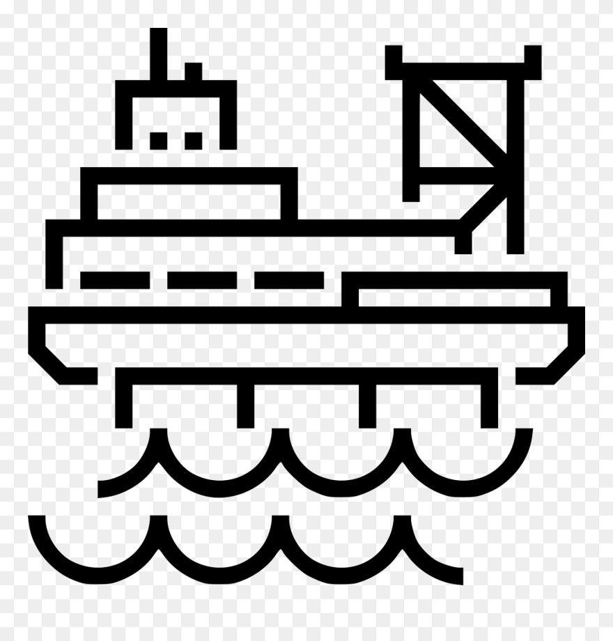 Offshore Oil Platform - Logo Offshore Platform Clipart
