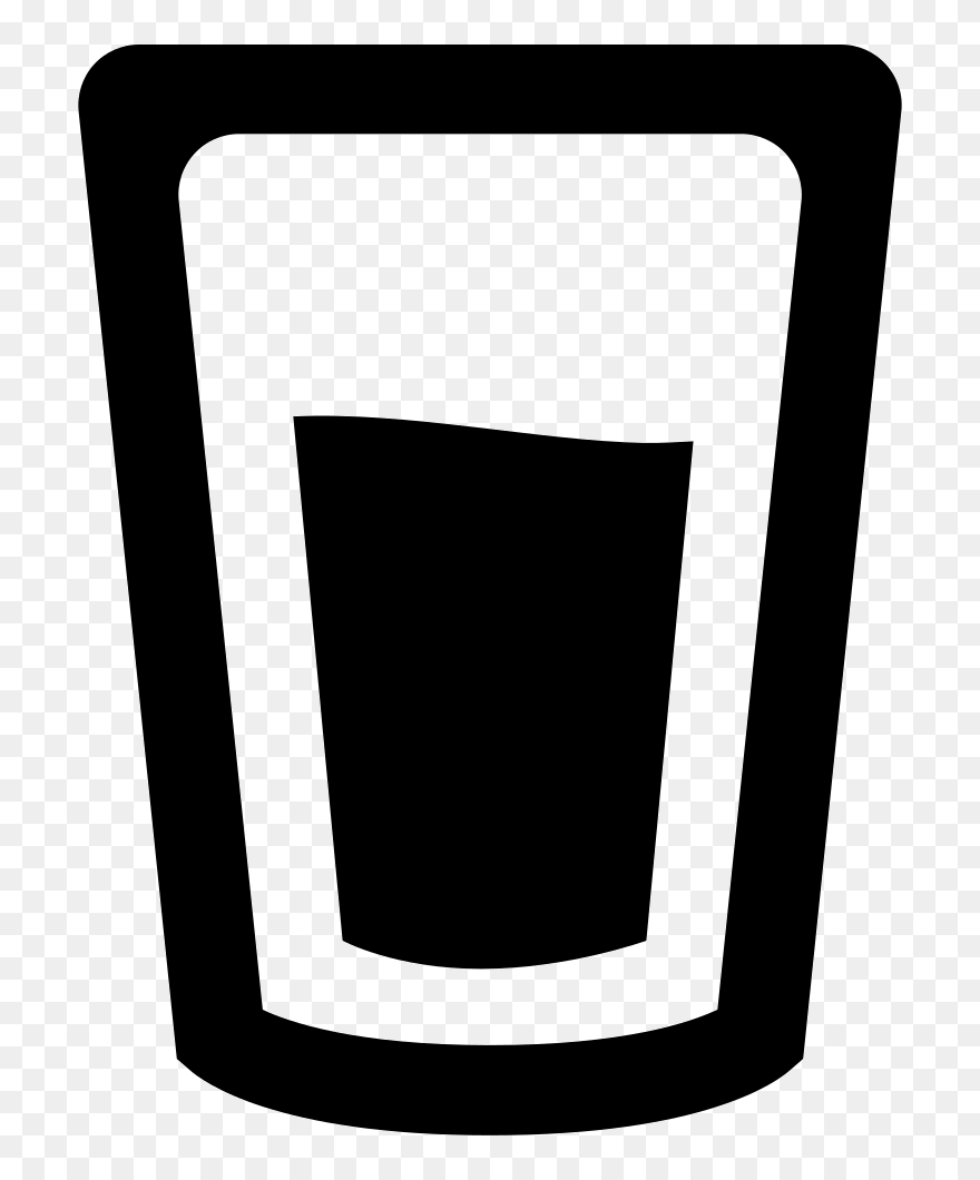 Glass, Glass Of Water, Water, Water Glass Icon - Water Glass Svg Clipart