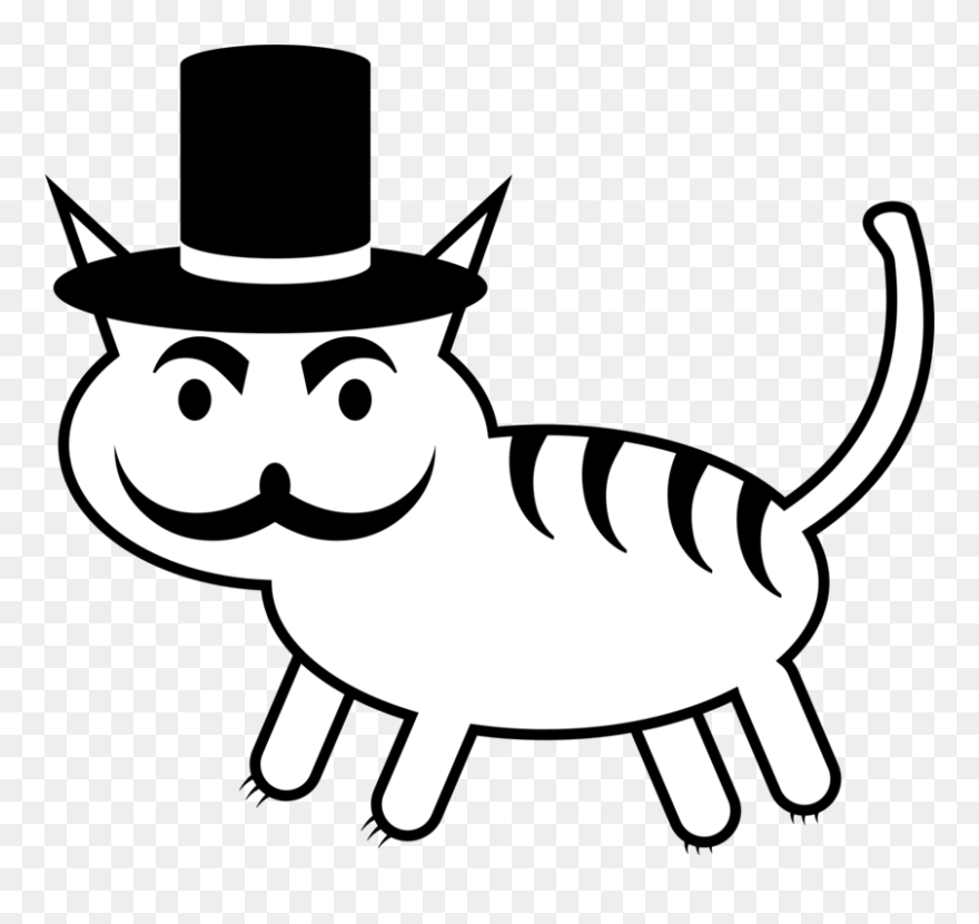 Art,monochrome Photography,carnivoran - Cat Clipart