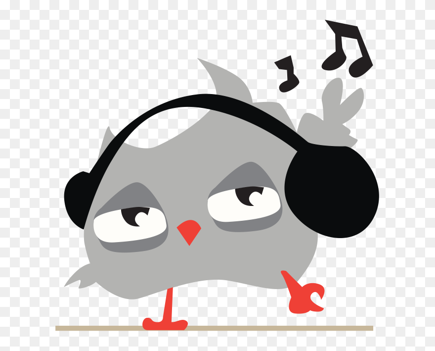 Listening - Cute Birds Clipart