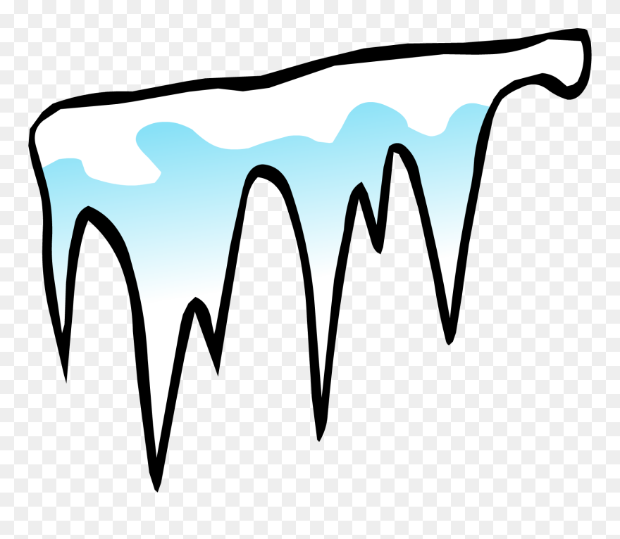 Icicle Clipart Pixel - Clip Art Ice Sickle - Png Download
