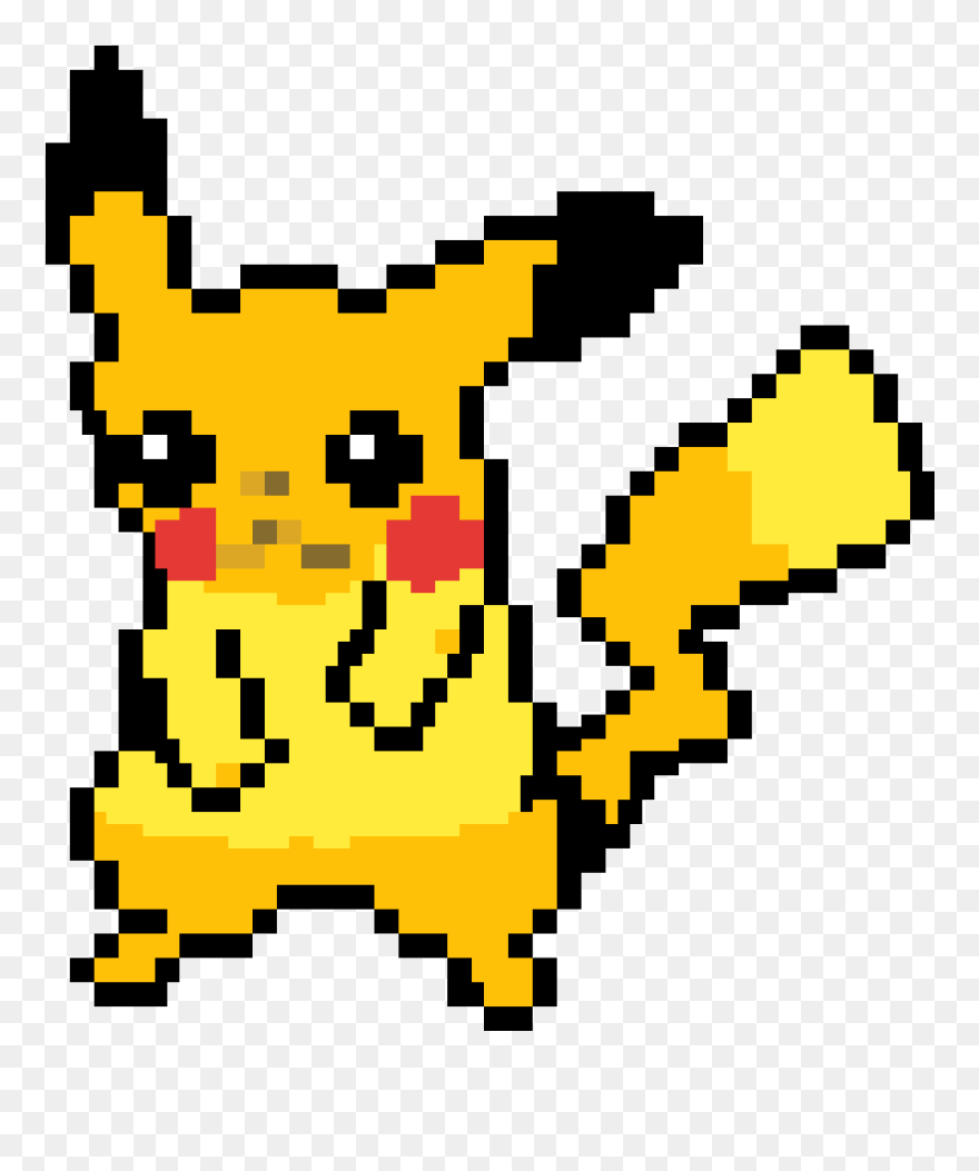 Pikachu Sprite Video Games Raichu Gif - Pikachu Pixel Art Clipart