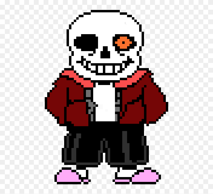Pixel Art Sans Undertale Clipart