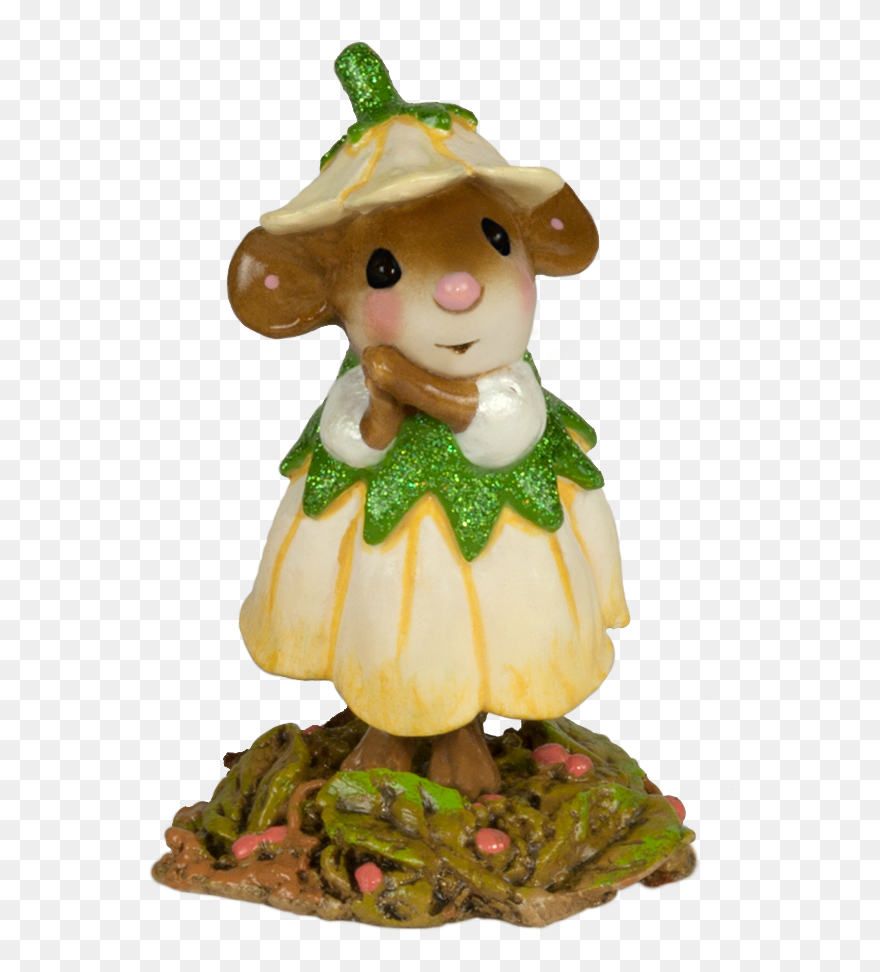 Wee Flower Mouse Of The Month - Flower Clipart