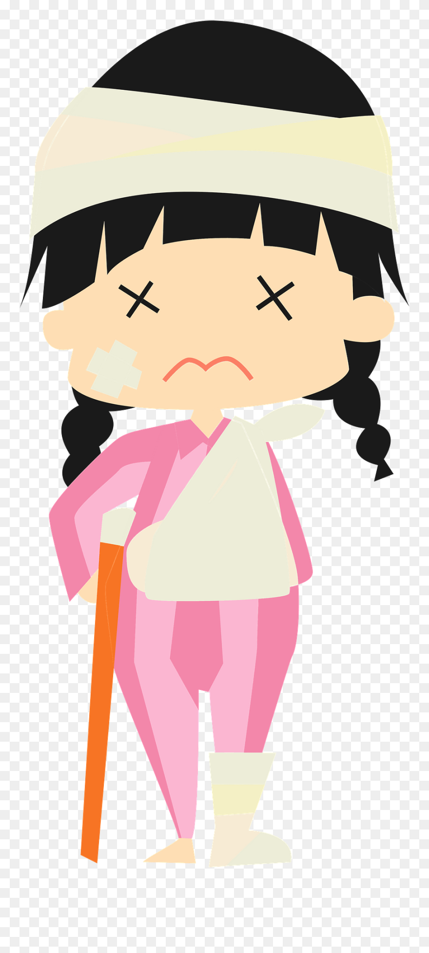 無料 素材 イラスト 怪我 Clipart