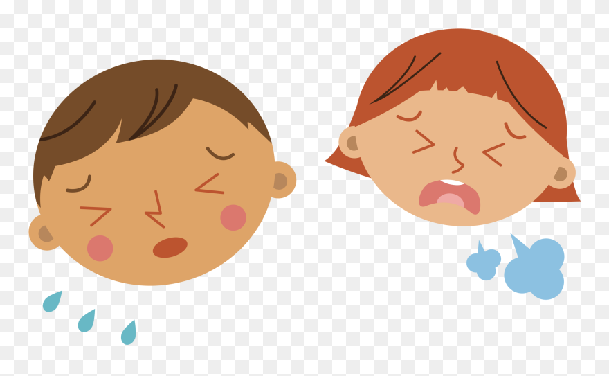 Sick Kids Cartoon Png Clipart