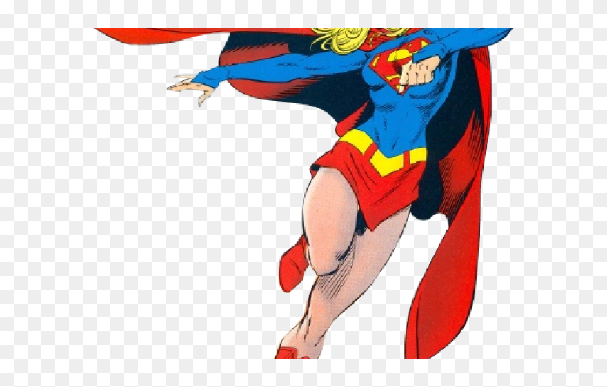Supergirl Cliparts - Supergirl Clipart - Png Download