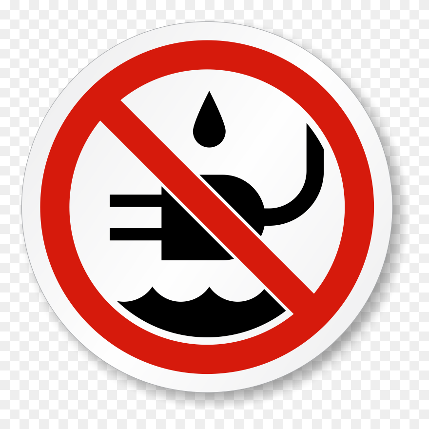 Transparent Electric Plug Png - No Water No Electric Clipart