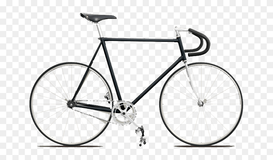 Hipster Fixie Bike - Fixed Gear Bike Png Clipart