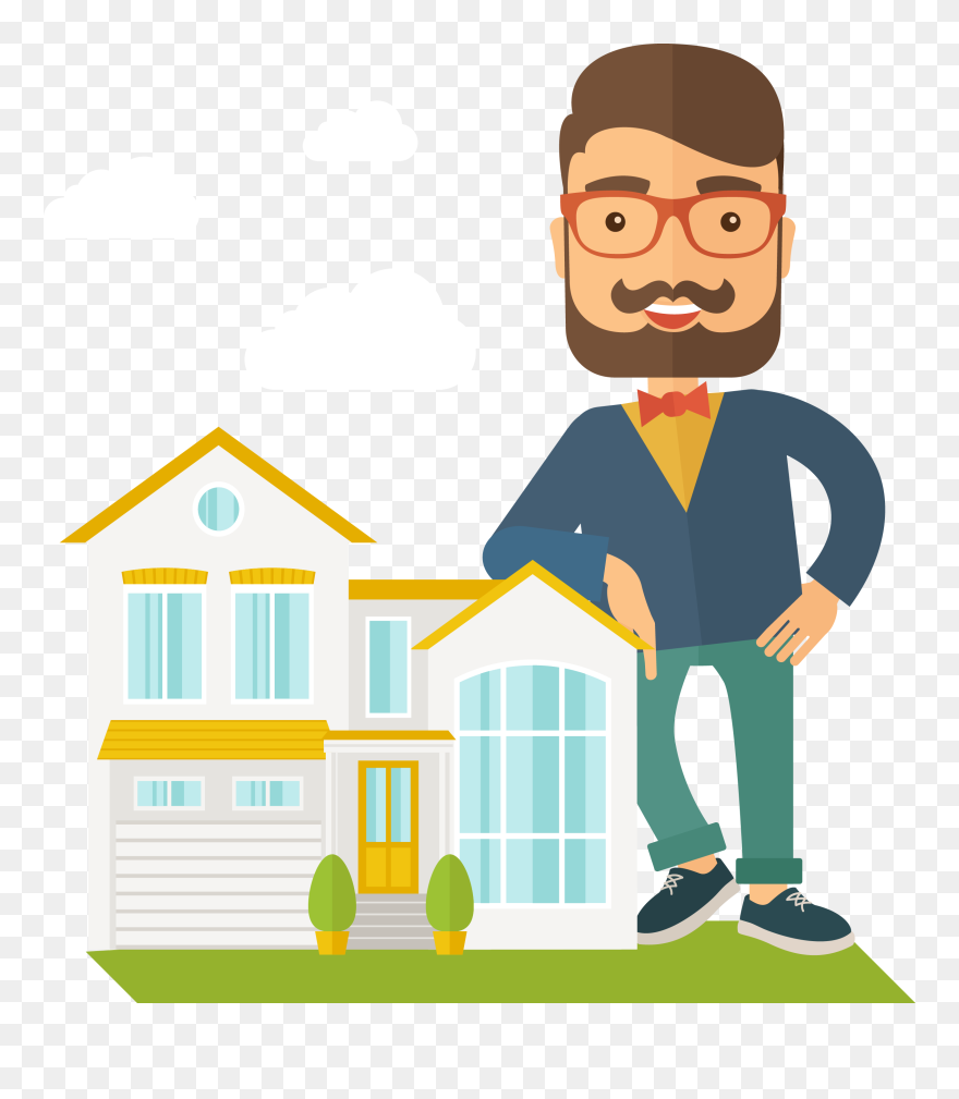 Real Estate Agent Vector Clipart