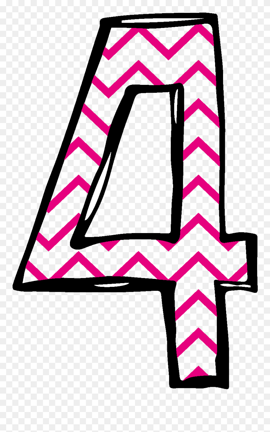 Number 4 Clipart - Png Download