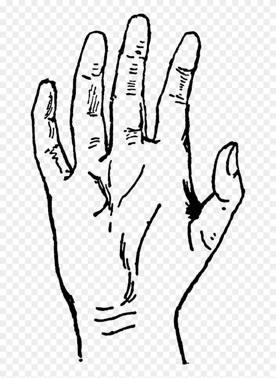 Hand Clipart Creepy - Png Download