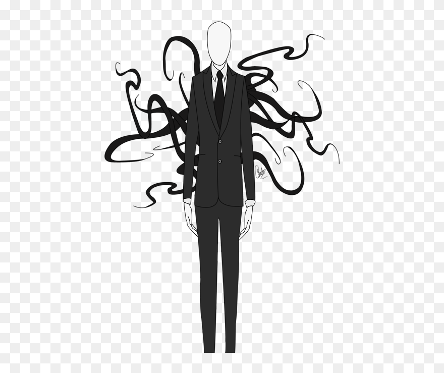 Download Creepy Png Photo - Slender Man No Background Clipart