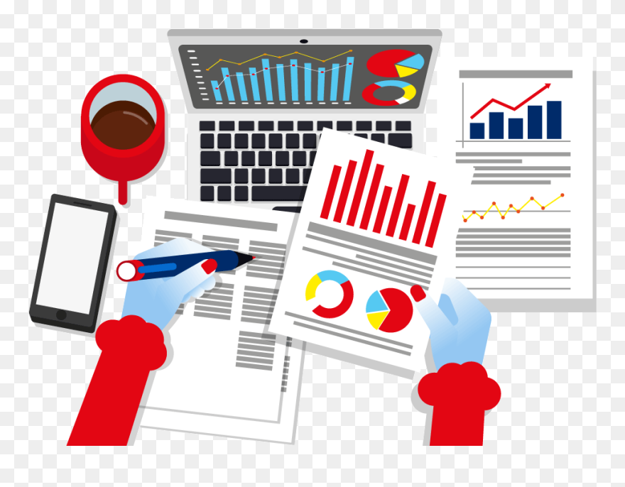 Cartoon Image Of Someone"s Hands Doing Paperwork - Auditor Working Clipart