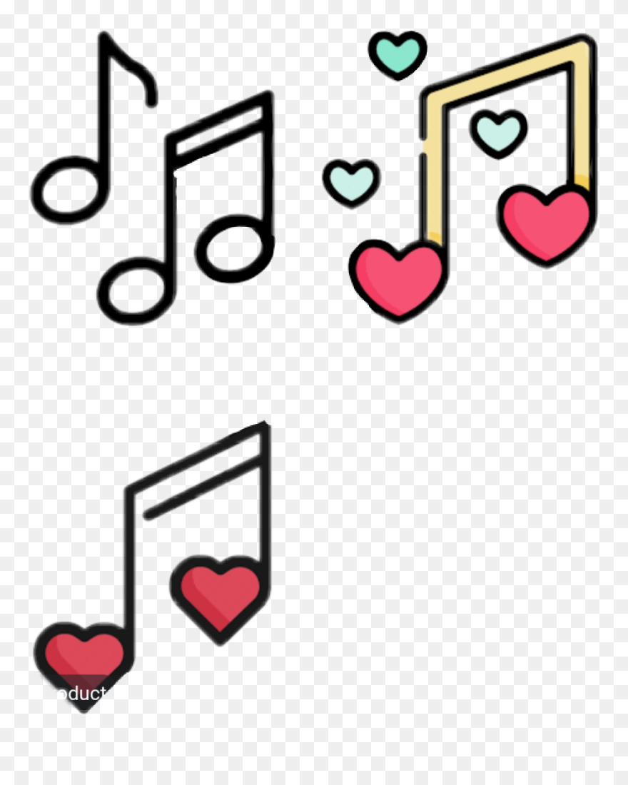 #music #musicislife #musical #musicnotes #hearts @haelilulu - Musik Icon Png Pink Clipart