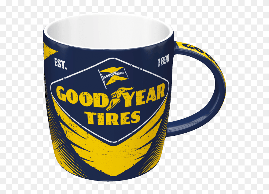 Nostalgic Art Mug Goodyear Tires Retro Logo - Mug Clipart